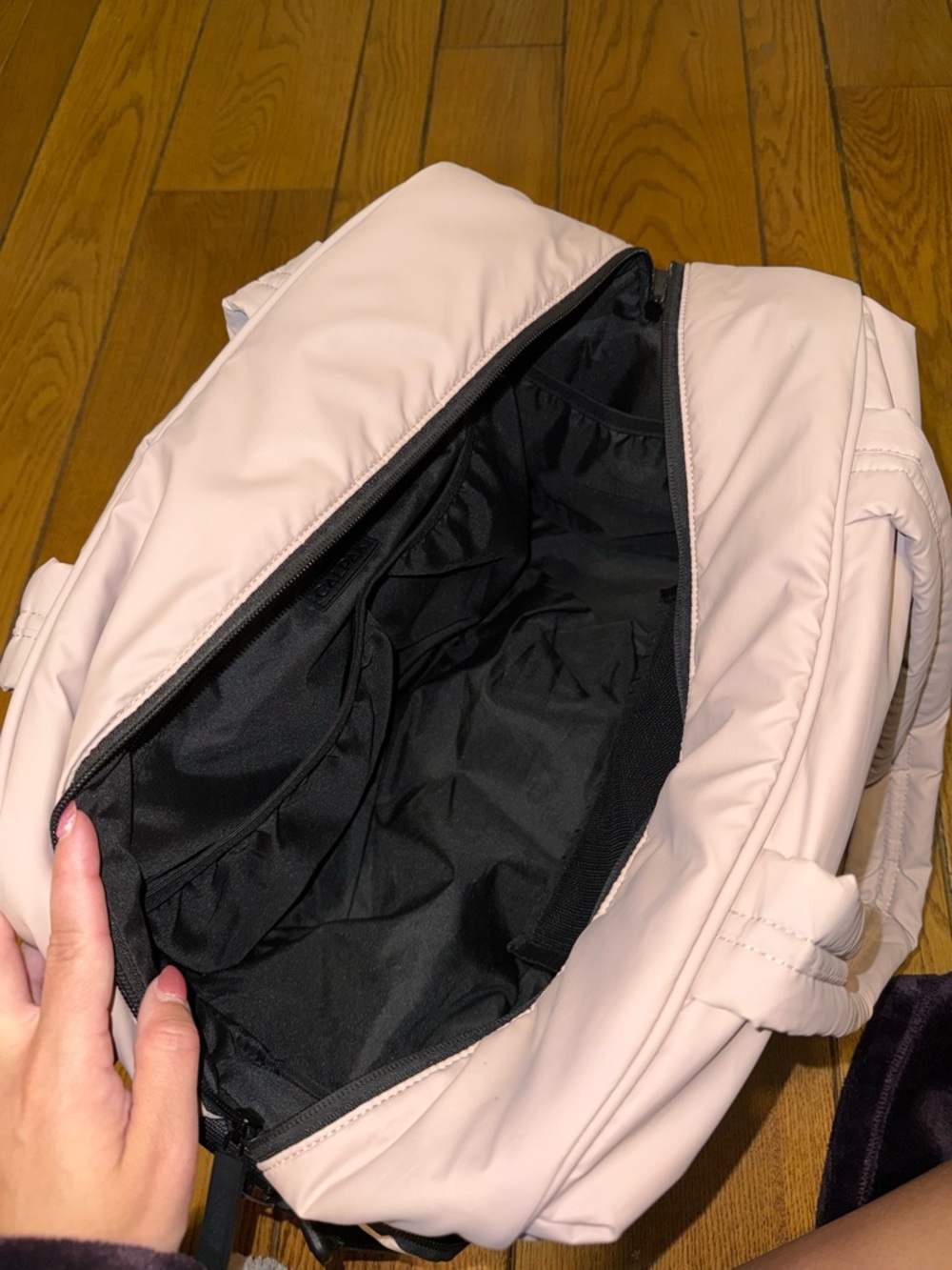 Calpak Luka Duffel in Rose-Quartz Blush - Picture 5 of 8